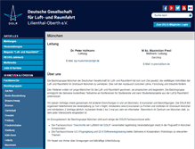Tablet Screenshot of muenchen.dglr.de