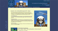 Desktop Screenshot of dlrk2012.dglr.de