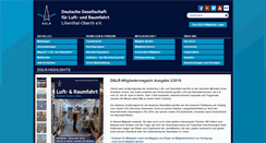 Desktop Screenshot of dglr.de
